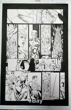 Infinite Crisis #4 Page 06 Original Comicbook Art Interior Page Phil Jimenez