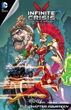 Infinite Crisis Tom Derenick Original Art Splash Page Zatanna Doomsday Flash +