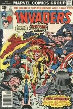 Invaders Original Art Page Marvel Issue #12 Pg #7 Frank Robbins Art