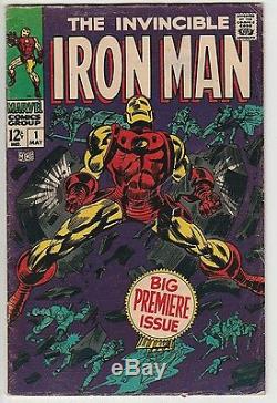 Iron Man #1, MID Grade, Colan & Esposito Art, Origin Re-told