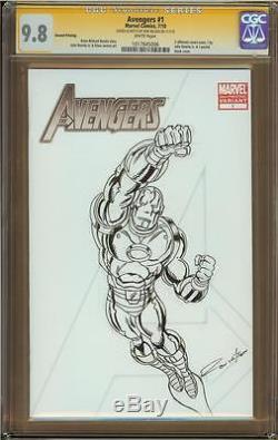 Iron Man Sketch Cover By Ron Wilson CGC 9.8 Graded