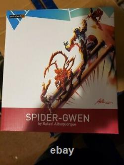 Iron Studios Spider-Gwen Battle Diorama Rafael Albuquerque Art Scale 1/10