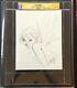 J Scott Campbell Original Art Tinkerbell Sketch Cgc Ss Signed Spiderman Disney 1