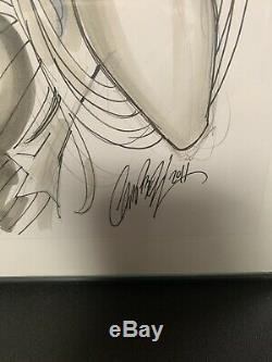 J Scott Campbell Wonder Woman Original Art / Sketch Jsc Rare