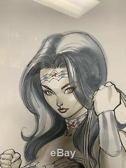 J Scott Campbell Wonder Woman Original Art / Sketch Jsc Rare