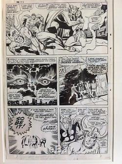 JACK KIRBY 1966 Mighty THOR #148 p 2 Original Marvel Comic Art