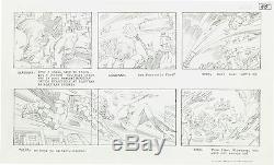 Jack Kirby Fantastic Four Storyboard! Whole Team! 1970s & Nr