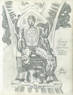 JACK KIRBY Heroes & Villains METRON OF THE NEW GODS Original COMIC ART