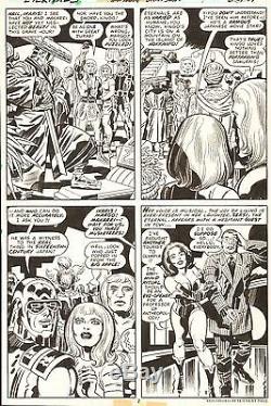 JACK KIRBY & MIKE ROYER Eternals #11 Original Marvel Comic Bronze Age Art 1977