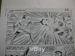JACK KIRBY Original Comic Art Journey into Mystery Thor #125 pg 11 1966 Hercules