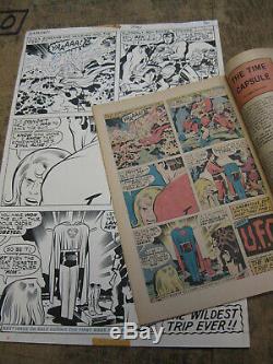 JACK KIRBY Original Comic Art Kamandi #29 pg 20 last page Superman tie in 1975