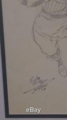 JACK KIRBY signed original pencil art Captain America Marvel Comics