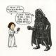 Jeffrey Brown Vaders Little Princess P25 Original Comic Art Star Wars