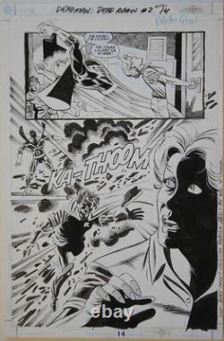 JIM APARO / RICK BURCHETT original art, DEADMAN #2 pg 14, 11x17, 2001, Splash