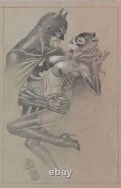 JIM BALENT original art Batman Catwoman Commission Dc Comics