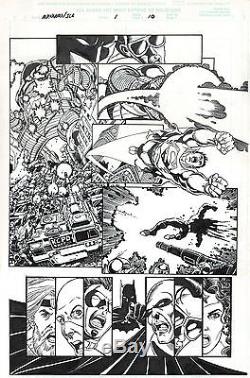 JLA Avengers #1 page 10 George Peréz Original Art
