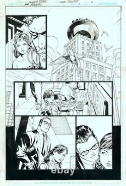JLA Decisions #4 Howard Porter Original Art Wonder Woman Green Arrow Clark Kent