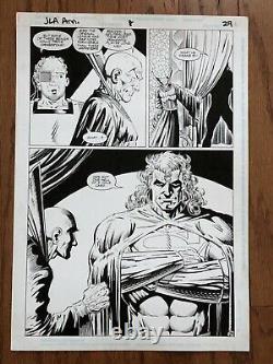 JLA Original Art DC Comics 1992 Superman