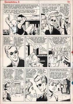 JOE ORLANDO & VINCE COLLETTA DAREDEVIL # 3 Original Page 22 (MARVEL, 1964)