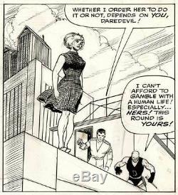 JOE ORLANDO & VINCE COLLETTA DAREDEVIL # 4 Original Page 18 (MARVEL, 1964)
