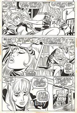 JOHN BUSCEMA OUR LOVE STORY #20 Original Marvel Comic Book Silver Age Art 1972