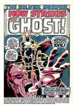 JOHN BUSCEMA SILVER SURFER MEPHISTO The GHOST 1960s MARVEL ART TRANSPARENCY