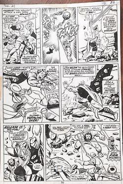 JOHN BUSCEMA THOR #221 Marvel Original Comic Bronze Art 1972