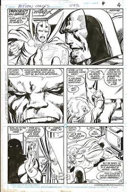 JOHN BYRNE Action Comics 593 MR MIRACLE DARKSEID Original Comic Art 1987