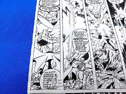 JOHN BYRNE VTG SIGNED Marvel team-up Warlock Original Comic Art #55 Pg. 16 1977