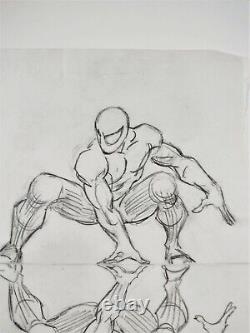 JOHN ROMITA, SR. SIGNED 1995 SPIDER-MAN CLONE GENESIS COVER PRELIM ART-With COA