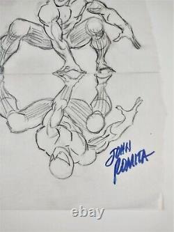 JOHN ROMITA, SR. SIGNED 1995 SPIDER-MAN CLONE GENESIS COVER PRELIM ART-With COA