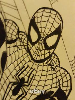 JOHN ROMITA Sr. Amazing Spiderman preliminar cover full figure NO-RES-AUCTION