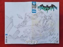 JOSE LUIS original art on BATMAN #50 blank wraparound cover THE WEDDING