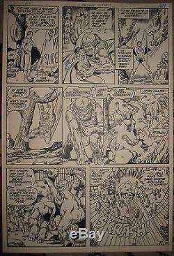 JUSTICE LEAGUE of AMERICA #196 pg 25 Original Art SUPERMAN George PEREZ JLA DC