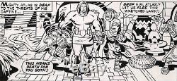 Jack Kirby 1st Issue Special #1 Original Art Page 8 First ATLAS Appearance
