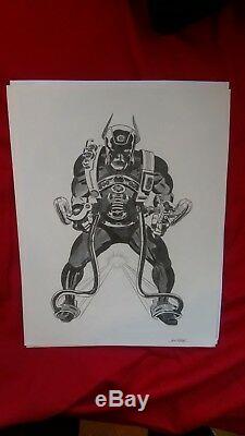 Jack Kirby 4th World Prints New Gods, Mister Miracle Set of 6 1971 Signed RARE