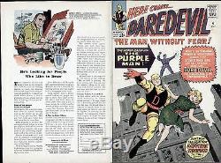 Jack Kirby Art 1964 Daredevil #4 Original Production Cover Proof Marvel Comics