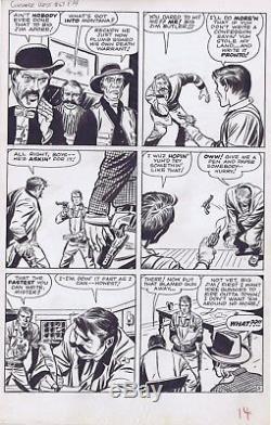 Jack Kirby Original Art Gunsmoke Western Artwork! 1961 NO RESERVE
