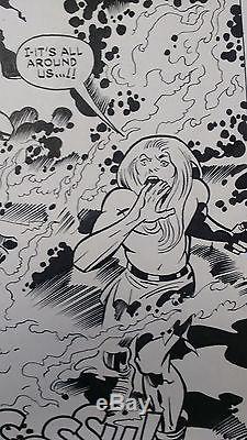 Jack Kirby Original Art Splash Page Kamandi