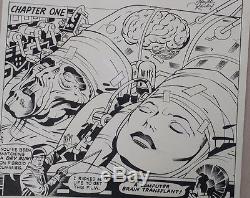 Jack Kirby Original Art Splash Page OMAC