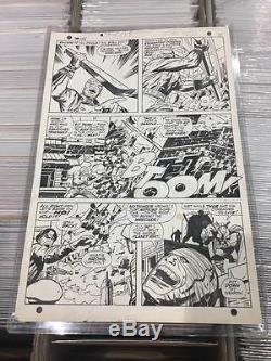 Jack Kirby Thor #148 Pg. 12 Original Comic Art Page 1st Appearance of Wrecker