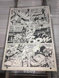 Jack Kirby Thor #148 Pg. 12 Original Comic Art Page 1st Appearance of Wrecker