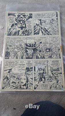 Jack Kirby original art! Page from Giant Size Chillers