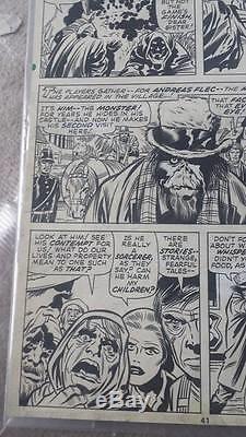 Jack Kirby original art! Page from Giant Size Chillers