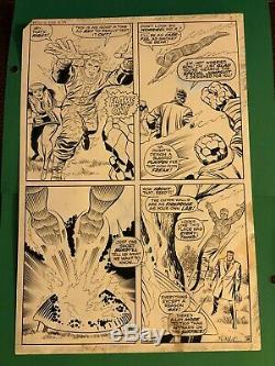 Jack Kirby original comic art. Fantastic Four page #8 from Issue #88