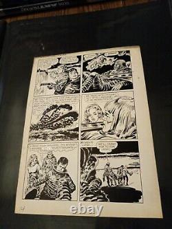 Jack Sparling Spaceman #2 1962 Silver Age Original Dell Comic Book Interior Page