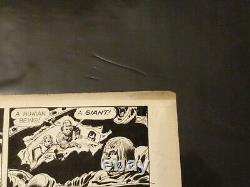 Jack Sparling Spaceman #2 1962 Silver Age Original Dell Comic Book Interior Page