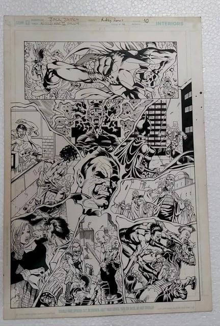 Jadson World War Three 4 Pg 10 Black Adam Batgirl Deathstroke Wonder Woman +more