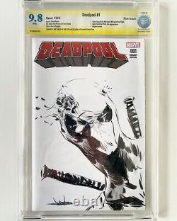 Jae Lee Deadpool 1 Original Art Comic Sketch CBCS 9.8