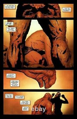 Jae Lee Hulk vs Thing Hard Knocks #4 p 7 (Marvel Comics Original Art)